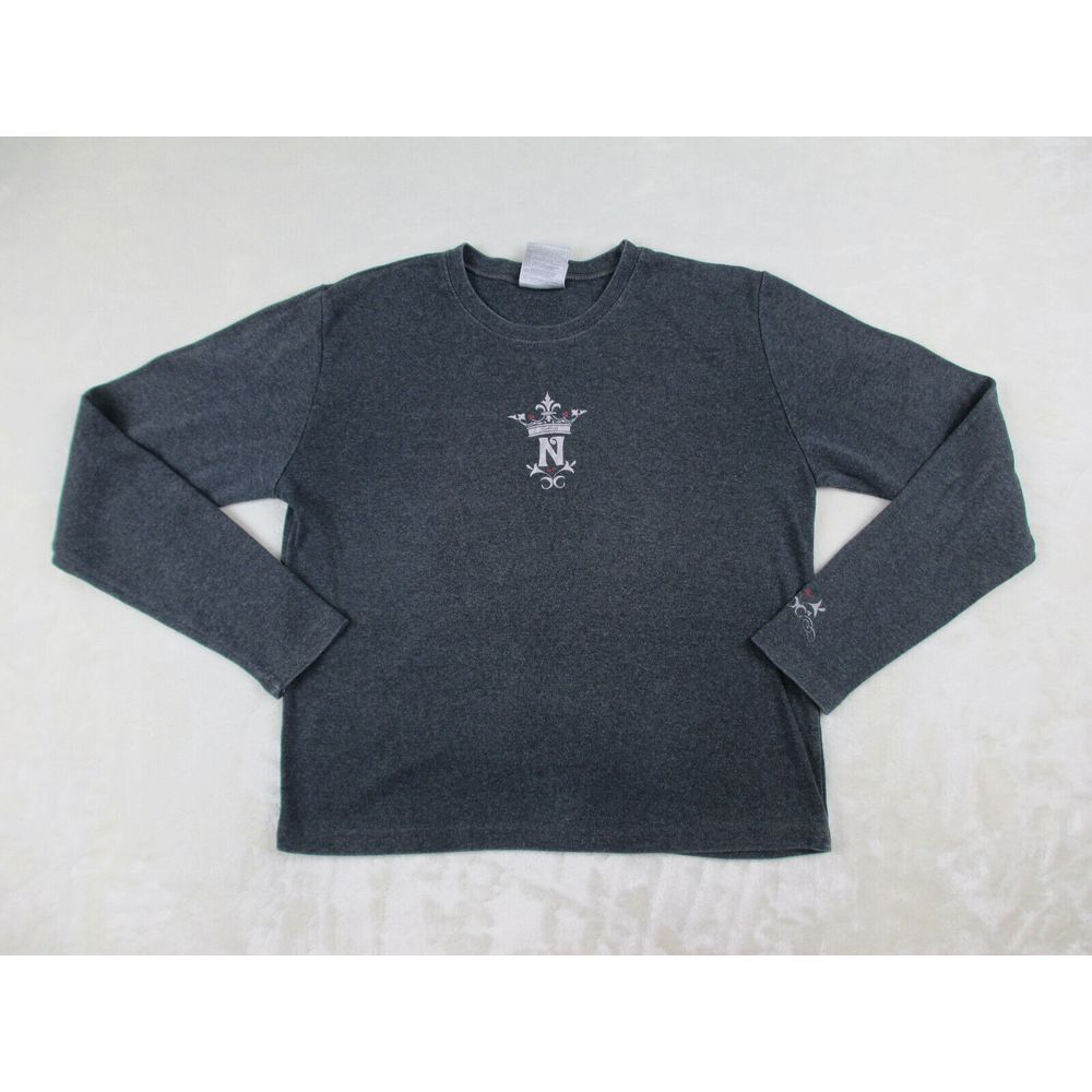 VINTAGE Nike Shirt Womens Extra Large Gray‎ Goddess Long Sleeve Casual Ladies*